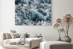 Obraz: Morska woda z pianą