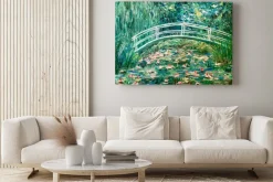 Obraz: Most nad stawem z liliami wodnymi claude monet