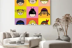 Obraz: Niños de diferentes etnias