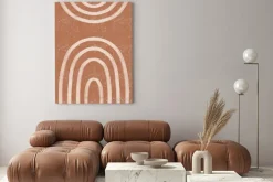 Obraz: Nowoczesna abstrakcja łuki w stylu boho