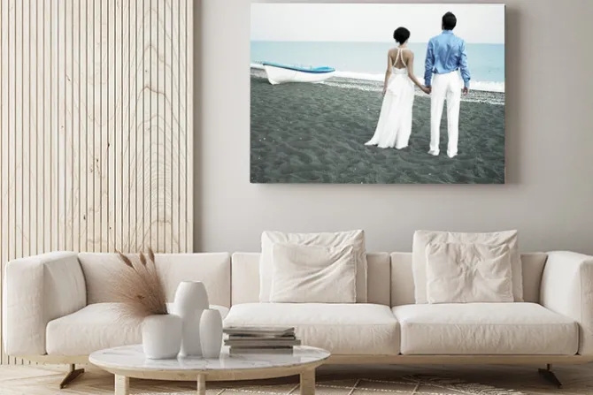 Obraz: Nowożeńcy na morzu