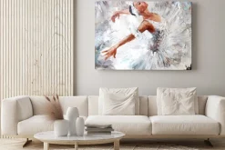 Obraz: Olejny malunek baletnicy