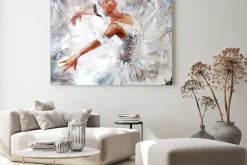 Obraz: Olejny malunek baletnicy