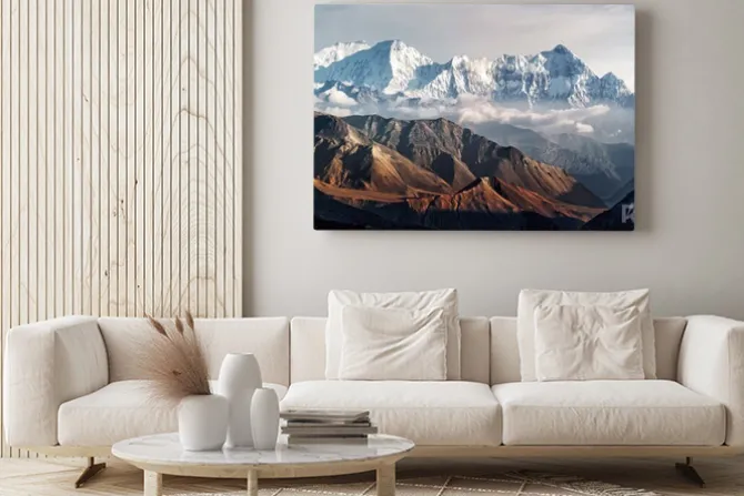 Obraz: Panoramiczny krajobraz gór