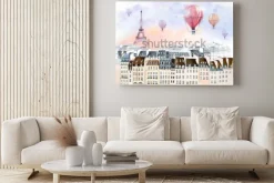 Obraz: Paryż z balonem