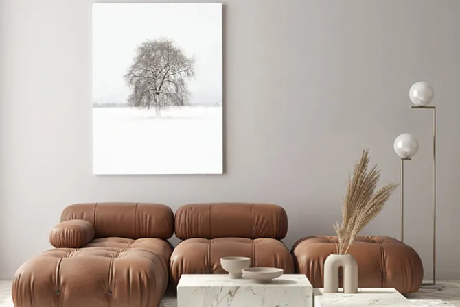 Obraz: Pejzaż zimowy