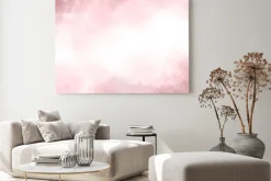 Obraz: Pink color abstract watercolor background