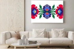 Obraz: Polskie kwiaty ludowe