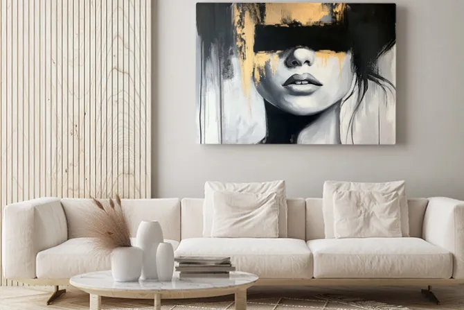 Obraz: Portret kobiety z opaską na oczach