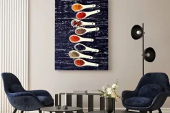 Obraz: Przyprawy w ceramicznych miseczkach