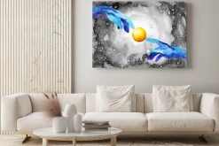 Obraz: Ręce boga połączyć się z innym światem ilustracji projekt ręka