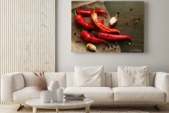 Obraz: Red hot chili i czosnku,