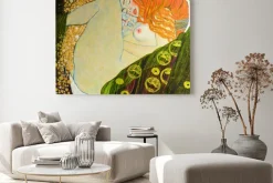 Obraz: Rudowłosa kobieta sztuka inspirowana gustavem klimtem