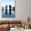 Obraz: Schachbrett konzept - springer duell