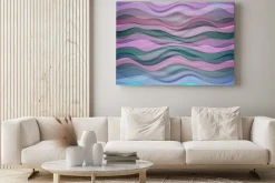 Obraz: Streszczenie faliste tle