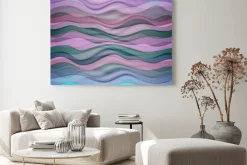 Obraz: Streszczenie faliste tle