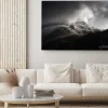 Obraz: Stunning moody dramatic winter landscape image of snowcapped
