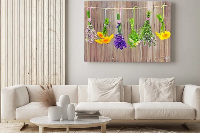 Obraz: Suszące się polne kwiaty