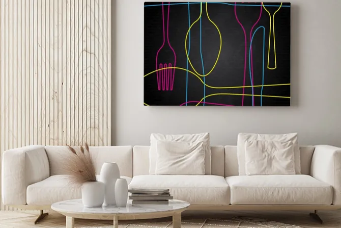 Obraz: Sztuka sztućce