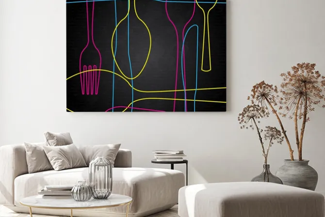 Obraz: Sztuka sztućce