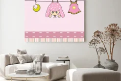 Obraz: Tarjeta nacimiento bebe niña