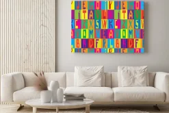 Obraz: Tekstury, czcionki