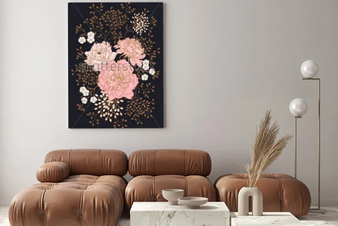 Obraz: Template vintage card for the design of wedding invitations,