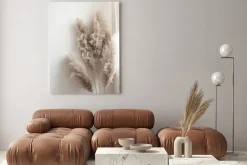 Obraz: Trawa pampasowa w stylu boho delikatny wzór