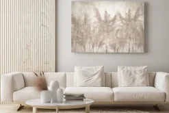 Obraz: Trawy pampasowe na beżowym tle