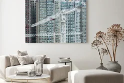 Obraz: Żuraw w budowie