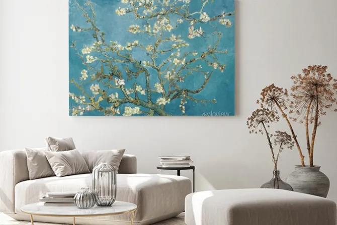 Obraz: Van gogh kwitnący migdałowiec