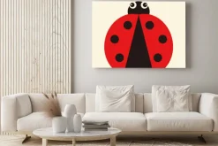 Obraz: Vector ilustracji z biedronka