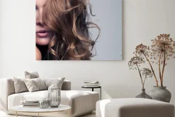 Obraz: Vogue styl portret pięknej kobiety delikatnej