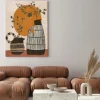 Obraz: Wazy z roślinami w stylu boho