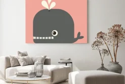 Obraz: Wektor uroczy wieloryb