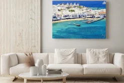 Obraz: Widok na grecką wyspę mykonos