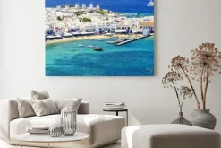 Obraz: Widok na grecką wyspę mykonos