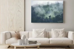 Obraz: Widok przyrody lasu tropikalnego, vintage filtr obrazu