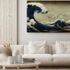 Obraz: Wielka fala w stylu abstrakcyjnym