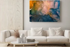 Obraz: Wielokolorowa tekstura przypominająca marmur