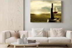 Obraz: Winnica o zachodzie słońca
