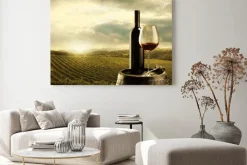 Obraz: Winnica o zachodzie słońca