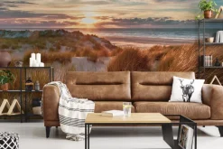 Obraz: Wydmy nad morzem o wschodzie słońca