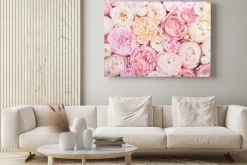 Obraz: Wzór z pastelowych róż