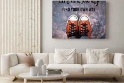 Obraz: Życie to podróż, znajdując własną drogę, cennik