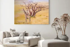 Obraz: Żyrafa, kenia