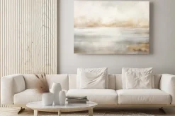 Obraz: Zachód słońca abstrakcyjny morski krajobraz