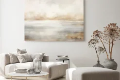 Obraz: Zachód słońca abstrakcyjny morski krajobraz