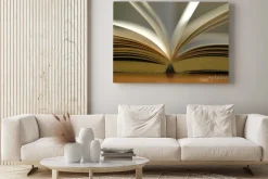 Obraz: Zbliżenie otwarta książka