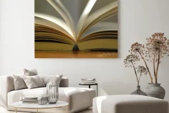 Obraz: Zbliżenie otwarta książka